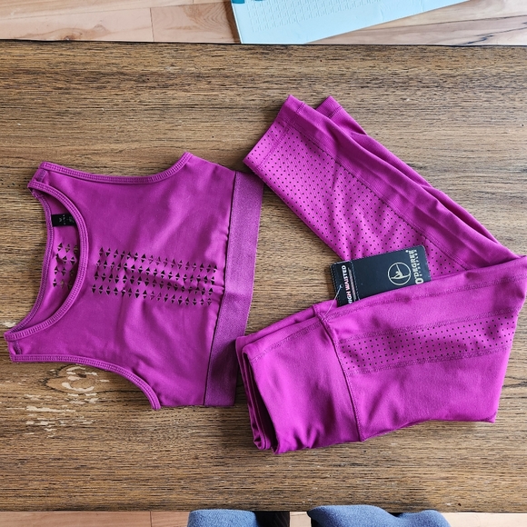 Magenta NWT Athletic Workout Gear 90 Degrees by Reflex - Picture 5 of 10